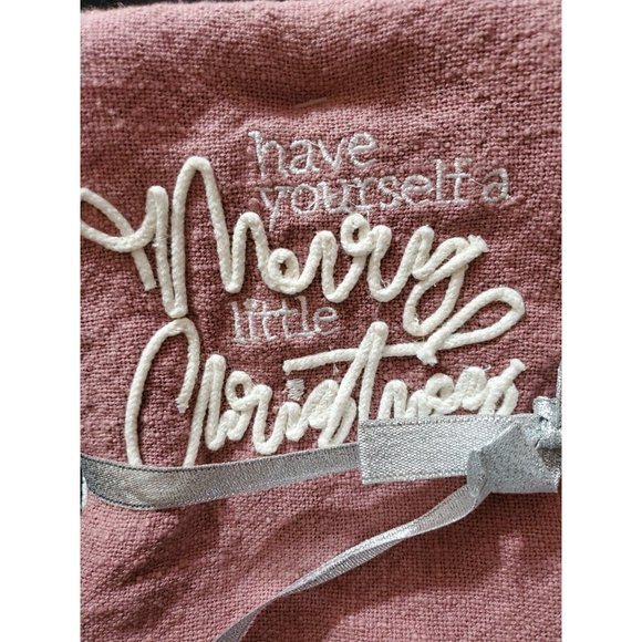HAVE YOURSELF A MERRY LITTLE CHRISTMAS 2 Kitchen Towels rustic farmhouse faded - Picture 2 of 3